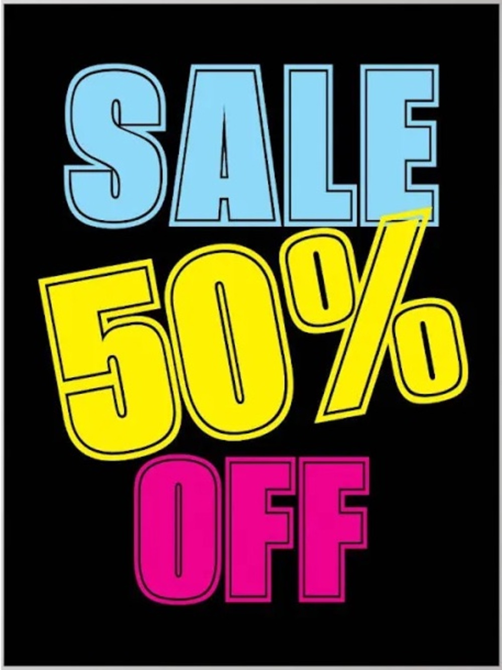 50% off all items in my closet